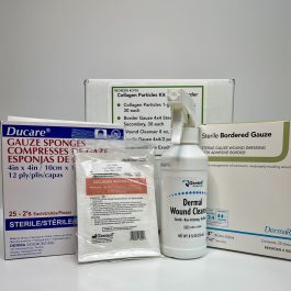 CP02-Collagen Particulates with Border Gauze