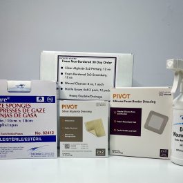 SAFB01-Silver Alginate with Border Gauze